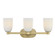 Baldwin Three Light Bathroom Vanity in Noble Brass (51|8-1245-3-127)