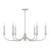 Coventry Six Light Chandelier in Satin Nickel (51|1-1500-6-SN)