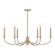 Coventry Six Light Chandelier in Noble Brass (51|1-1500-6-127)