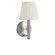 Vilera One Light Wall Sconce in Brushed Nickel (1|GLW1881BNE)