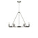 Mirla Six Light Chandelier in Brushed Nickel (1|GLC2016BN)
