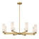 Wexmere Eight Light Chandelier in Legacy Brass (7|12328-876)