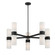 Delgada Ten Light Chandelier in Dark Matte Black (7|12129-899)