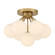 Lunara Seven Light Semi-Flush Mount in Legacy Brass (7|12077-732)