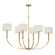 Molvene Six Light Linear Chandelier in Legacy Brass (7|10427-732)