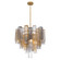 Torvento Nine Light Pendant in Legacy Brass (29|N3148-MX-732)