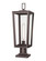 Madison One Light Outdoor Post Lantern in Bronze (405|9952-1PLT-BZ-23-CL)