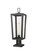 Madison One Light Outdoor Post Lantern in Matte Black (405|9952-1PLT-BK-23-CL)