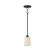Hudson One Light Pendant in Black (16|92880SWBK)