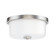 Fuller Two Light Flush Mount in Satin Nickel (16|5691WTSN)