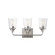 Hudson Three Light Bath Vanity in Satin Nickel (16|12883CLSN)