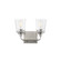 Hudson Two Light Bath Vanity in Satin Nickel (16|12882CLSN)