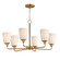 Hudson Six Light Chandelier in Natural Aged Brass (16|12876SWNAB)