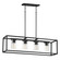 Lateral Four Light Linear Pendant in Black (16|10288CLBK)