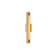 No Shade Material LED Outdoor Wall Sconce in Burnished Gold (102|NSH-7725W-BGLD)