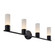 Fusion LED Bath Bar in Matte Black (102|FSN-8374-OPAL-MBLK)