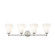 Fusion Four Light Bath Bar in Brushed Nickel (102|FSN-8364-OPAL-NCKL)