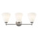 Fusion Three Light Bath Bar in Brushed Nickel (102|FSN-8363-OPAL-NCKL)
