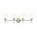 Fusion Four Light Bath Bar in Brushed Nickel (102|FSN-8314-OPAL-NCKL)