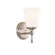 Fusion One Light Wall Sconce in Brushed Nickel (102|FSN-8311-OPAL-NCKL)