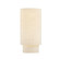 Textile One Light Wall Sconce in Cream Linen Fabric (102|FAB-5772-CREM)
