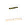 Alabaster Rocks! LED Linear Pendant in Brushed Brass (102|ALR-8235-BRSS)