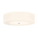 Acryluxe Six Light Flush-Mount in Brushed Nickel (102|ACR-9733-OPAL-NCKL)