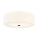 Acryluxe Five Light Flush-Mount in Matte Black (102|ACR-9732-OPAL-MBLK)