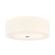Acryluxe Five Light Flush-Mount in Brushed Brass (102|ACR-9732-OPAL-BRSS)