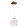 Roper LED Pendant in Aged Brass (34|PD417609-AB)