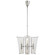Alpine Eight Light Chandelier in Polished Nickel (268|ARN 5308PN-CG)