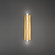 Rapper LED Wall Sconce in Aged Brass (281|WS242618-AB)