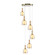 Juna Six Light Pendant in Brass (78|SC13386BR)
