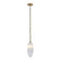 Bolsa One Light Pendant in Winter Brass (33|528311WBWT)