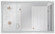 Pam LED Mirror in White (46|MIR6012RT-W3C)