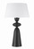 Misha One Light Table Lamp in Flat Black (46|87028FB-T)