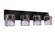 Andie Four Light Vanity in Flat Black (46|20628FB4)