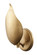 Petal Reign One Light Wall Sconce in Brass Kisser (137|560W01BK)