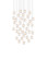 Polpo 36 Light Pendant in White/Silver (142|9000-1409)