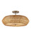 Antibes Three Light Semi-Flush Mount in Natural/Khaki/White (142|9000-1347)