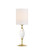 Marche LED Table Lamp in White/Brass (142|6700-0021)