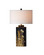 Glasshouse One Light Table Lamp in Black/Gold (142|6000-1075)