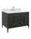 Verona Vanity with Rectangular Undermount Sink in Black/Natural/White/Champagne (142|3800-0020)