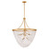 Myra LED Chandelier in Distressed Brass (138|FR41595DA)
