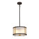 Corona Two Light Flush Mount in Museum Bronze (175|PD-CORONA2P-BAB)