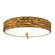 Trellis Three Light Flush Mount in Gold Leaf (175|FM1238G-20)