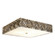 Mosaic Three Light Flush Mount in Silver (175|FM1158S-SQ-16)