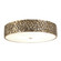 Mosaic Three Light Flush Mount in Silver (175|FM1158S-RD-20)