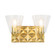 Alpha Two Light Vanity in Aged Brass (175|BB1302AGB-2)