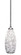 Zilo One Light Mini Pendant in Graphite (200|560-GP-416)